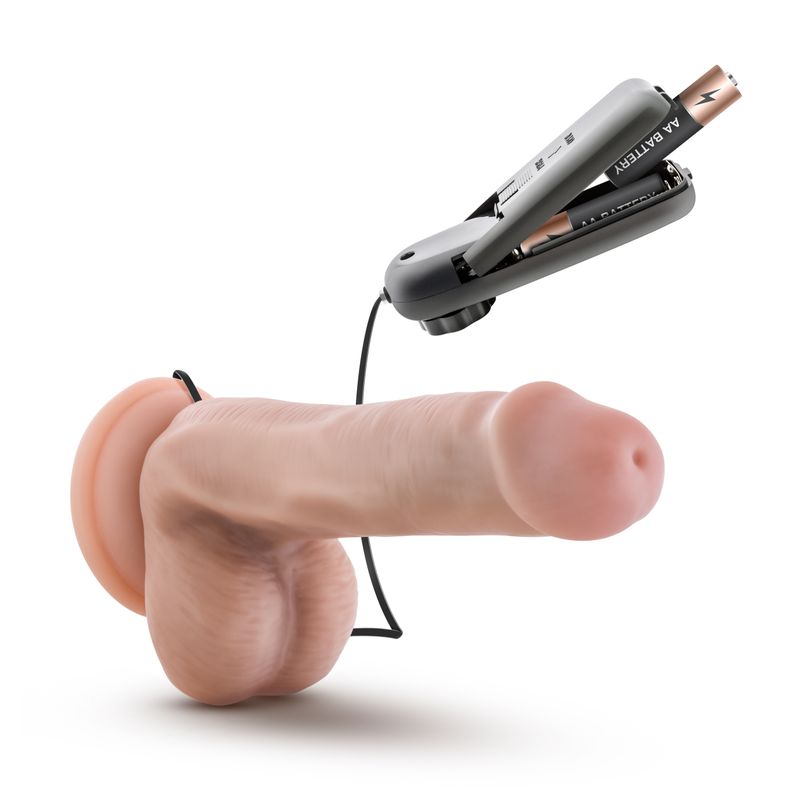Dr Skin Dr Rob 6in Vibrating Cock with Suction Cup Vanilla