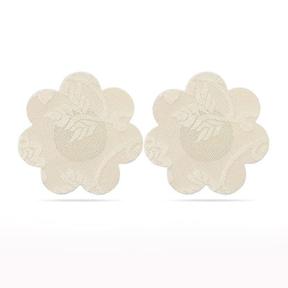 Lace Heart and Flower Nipple Pasties Twin Pk
