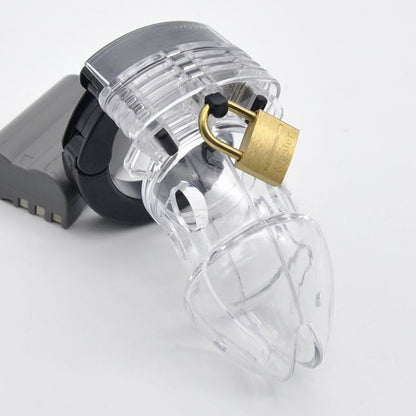 Brutus Alpha Chastity Cage Clear