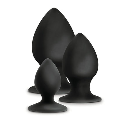 Anal Adventures Platinum Silicone Anal Stout Plug Kit
