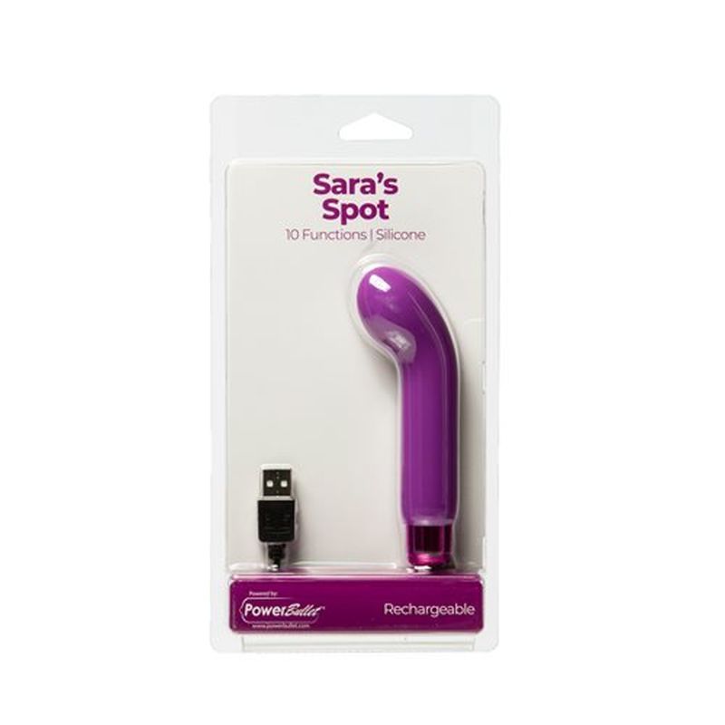 Power Bullet Saraâ€™s Spot Vibrator Purple