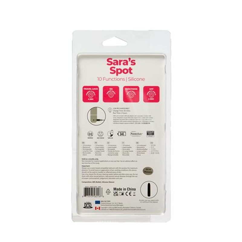Power Bullet Saraâ€™s Spot Vibrator Pink