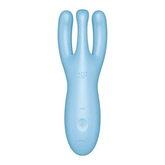 Satisfyer Threesome 4 Connect App Layon Vibrator Blue