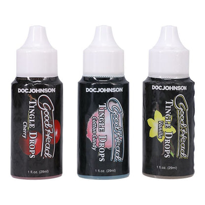 GoodHead Tingle Drops Cherry, Candy and Vanilla 3 Pc