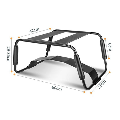 Sex Chair Adjustable Height Black w Arch Bridge