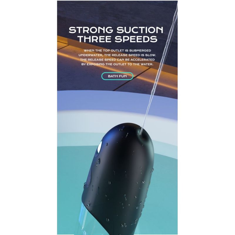BathFun Automatic USB Waterproof Penis PumpÂ w Magic Sleeve