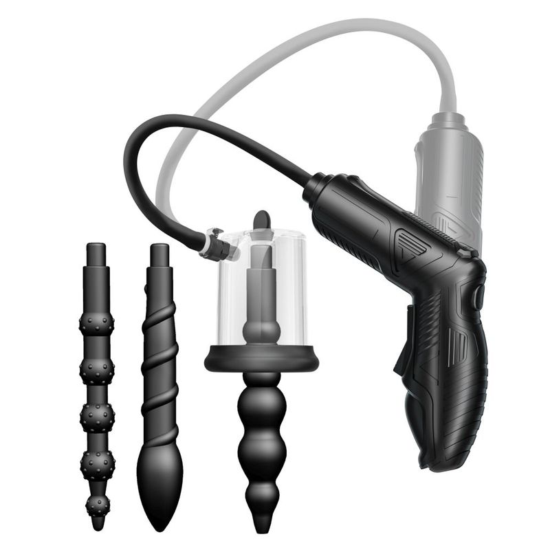Automatic RoseBud Anal Pump and 3 Plug Pro Set