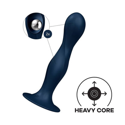 Satisfyer Double Ball-R Dildo Blue