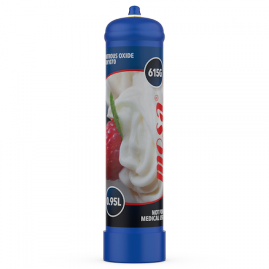 Mosa 0.95 Litre 615g N2O Cylinder