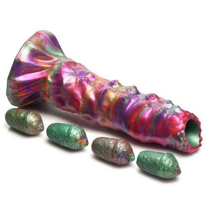 Larva Silicone Ovipositor Dildo w/ Eggs