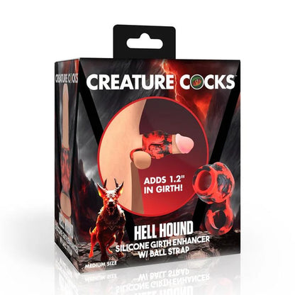 Hell Hound Silicone Penis Sleeve and Ball Stretcher