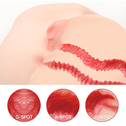 Vanilla Onahole Edn 4 Dual Layer Pussy and Ass