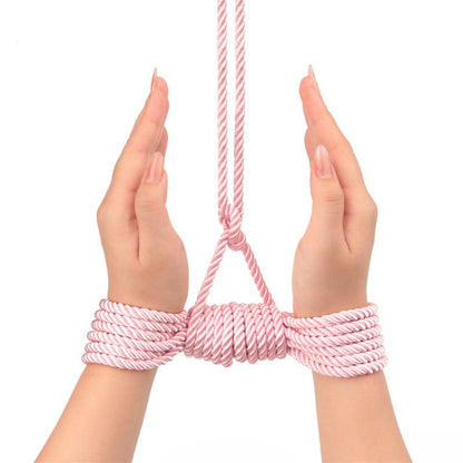 Rebellion Reign Rose Silky Bondage Rope Pink