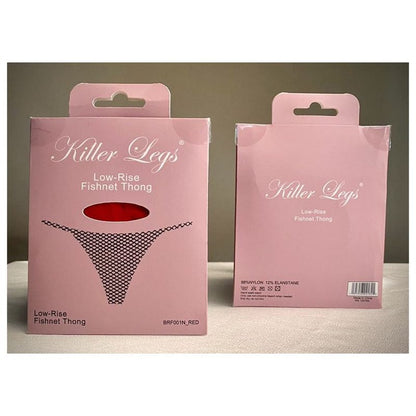 Mesh Net G-String Black