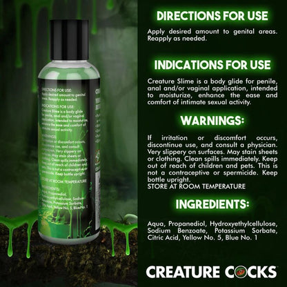 Creature Slime Green Slime Water Based Lubricant 4oz