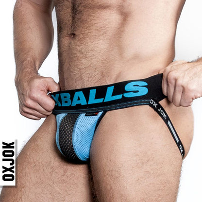 Oxballs Airmesh Swagger Jockstrap Tar Black