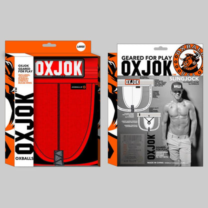 Oxballs Slingjock Upthrust Slider-Strap Jock Black Iron